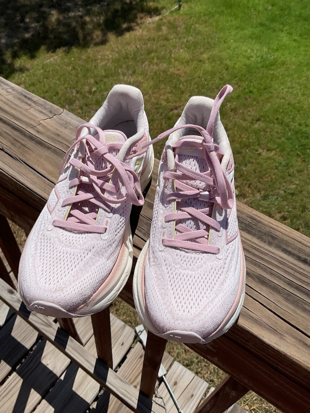 New Balance Sneakers Womens 5.5 1080 V13 W1080P13 Pink Running Gym Shoes